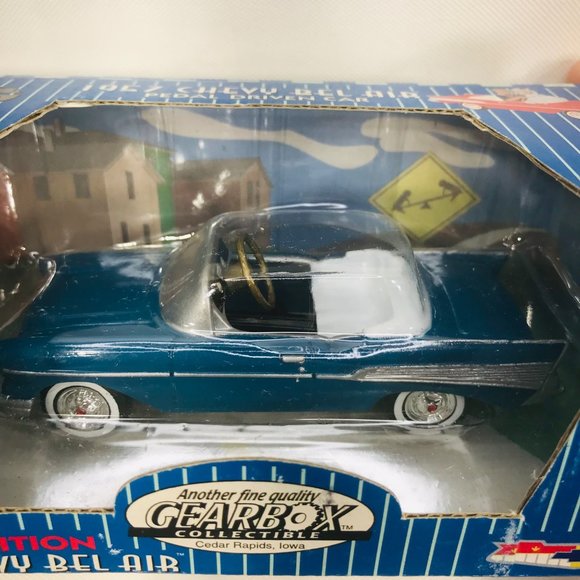 Gearbox 1997 Vintage 1957 Chevy Bel Air Convertible Serial #05361 Pedal Car New - Picture 4 of 10